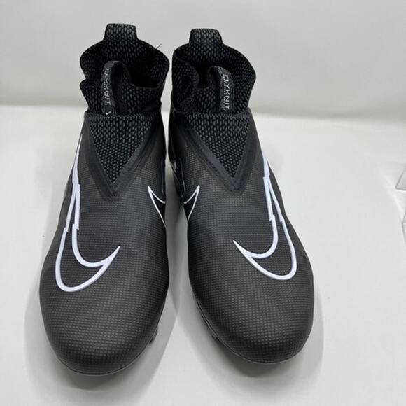Nike Alpha Menace Elite 3 White Black Football Cleats CT6648-010 Mens Size 13.5